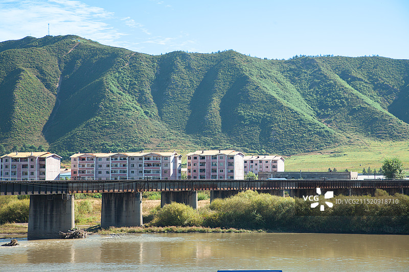 延边图们口岸景区图片素材