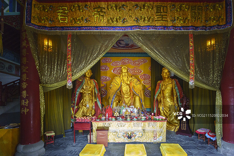 荆州关羽祠图片素材