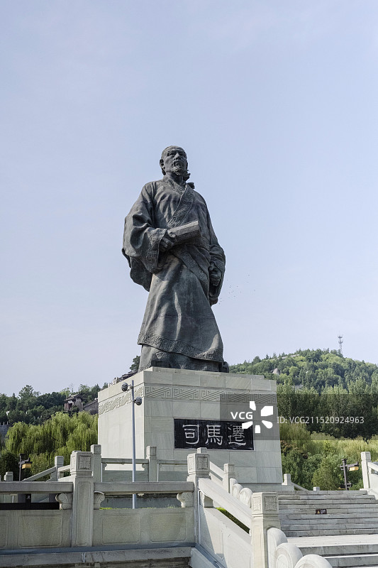 陕西韩城司马迁墓和祠图片素材