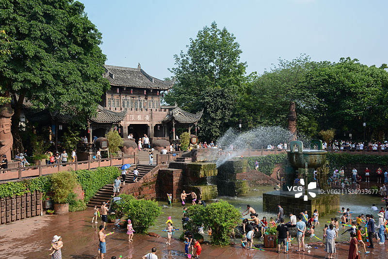 成都黄龙溪旅游区图片素材