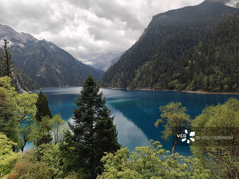 阿坝州九寨沟县嫩恩桑措旅游景区图片素材