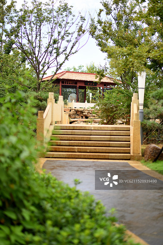 绿意盎然·郑州小营点兵台图片素材