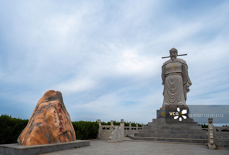 陕西省榆林市府谷县黄甫镇墙头村黄河入陕第一湾景观图片素材