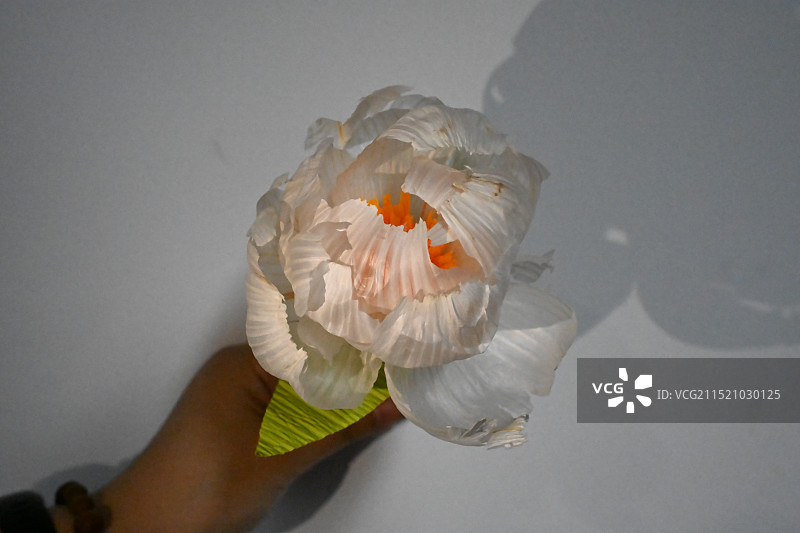 大蒜皮手工花图片素材