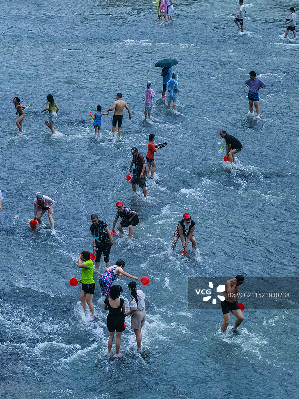 白水洋万人泼水狂欢季图片素材