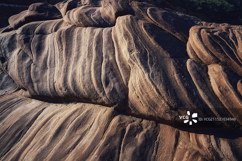 靖边波浪谷沙岩图片素材