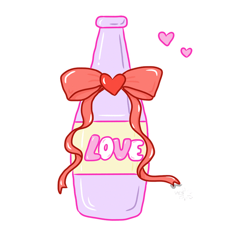 香槟美酒手绘插画图片素材