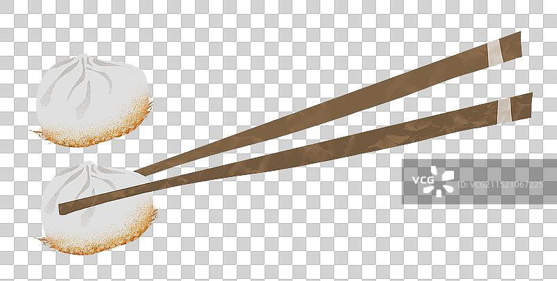 商丘市美食郭家水煎包插画元素图片素材