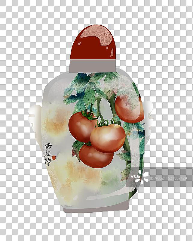 淄博市文化遗产鲁派内画插画元素图片素材