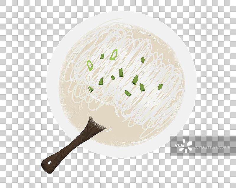 盐城美食东台鱼汤面插画元素图片素材