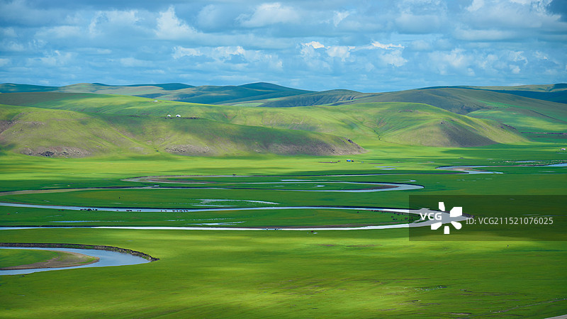 呼伦贝尔金帐汗旅游部落旅游区图片素材