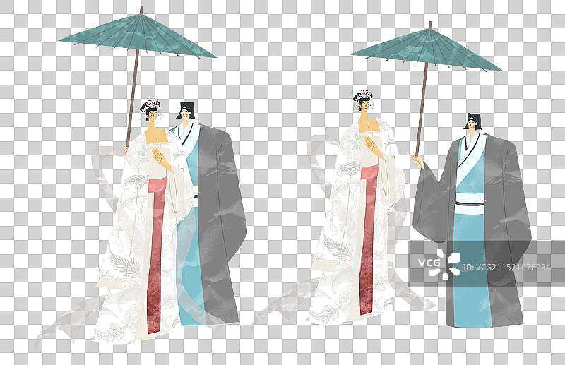 镇江白蛇传传说插画元素图片素材