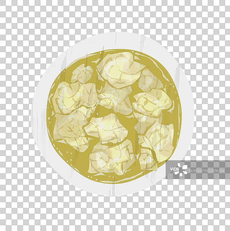 荆州市美食笔架鱼肚插画元素图片素材