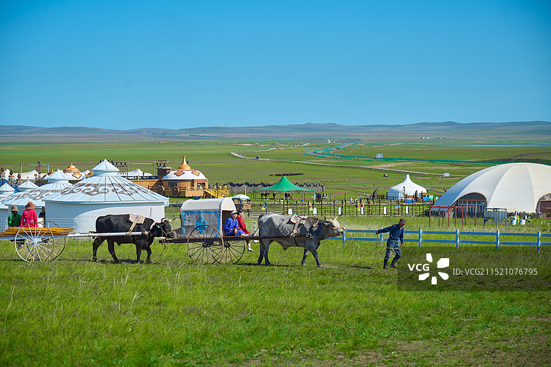 呼伦贝尔巴尔虎蒙古部落图片素材