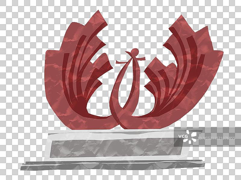 清远市丹凤朝阳雕塑插画元素图片素材