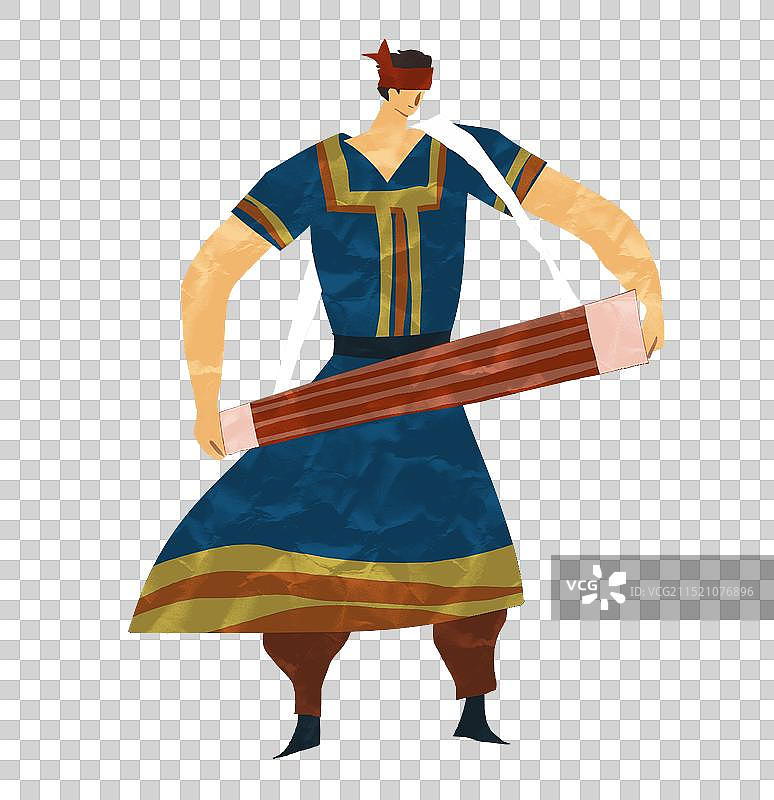清远市文化遗产瑶族耍歌堂插画元素图片素材
