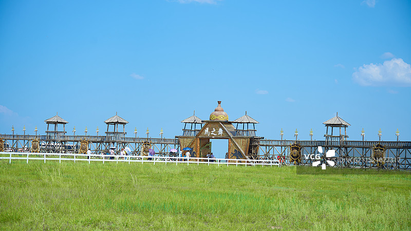 呼伦贝尔巴尔虎蒙古部落图片素材