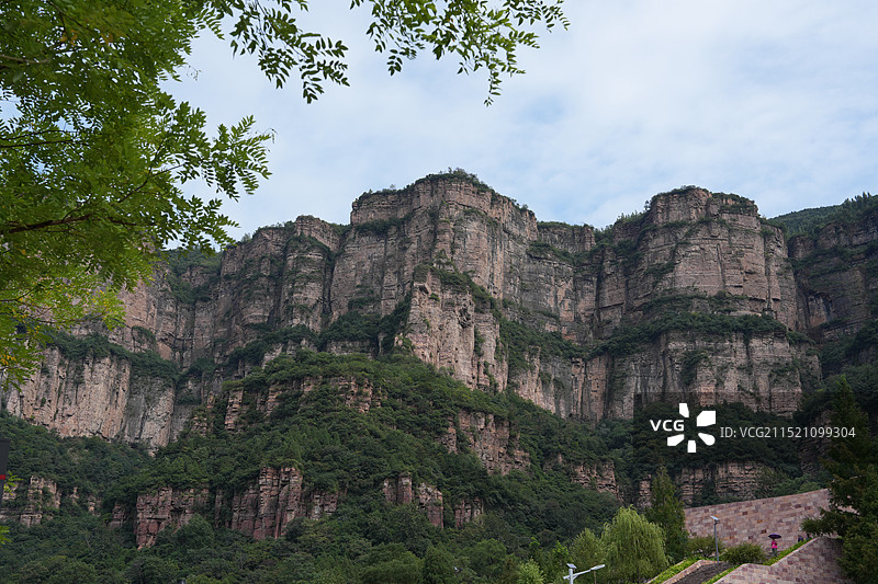 太行屋脊是太行大峡谷一个自然生态景区，是中国书画写生基地图片素材