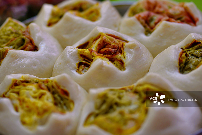 昌吉回族糕点之莲花馍馍图片素材