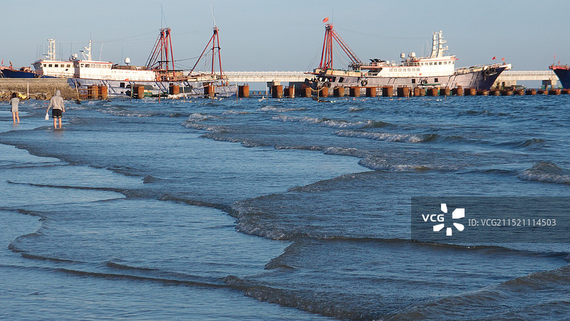 北海侨港海滩图片素材