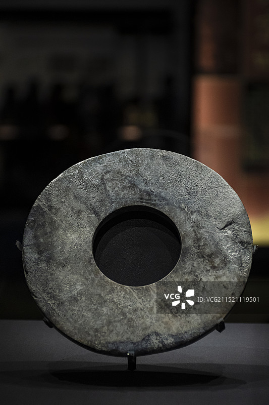 山东博物馆玉璧图片素材