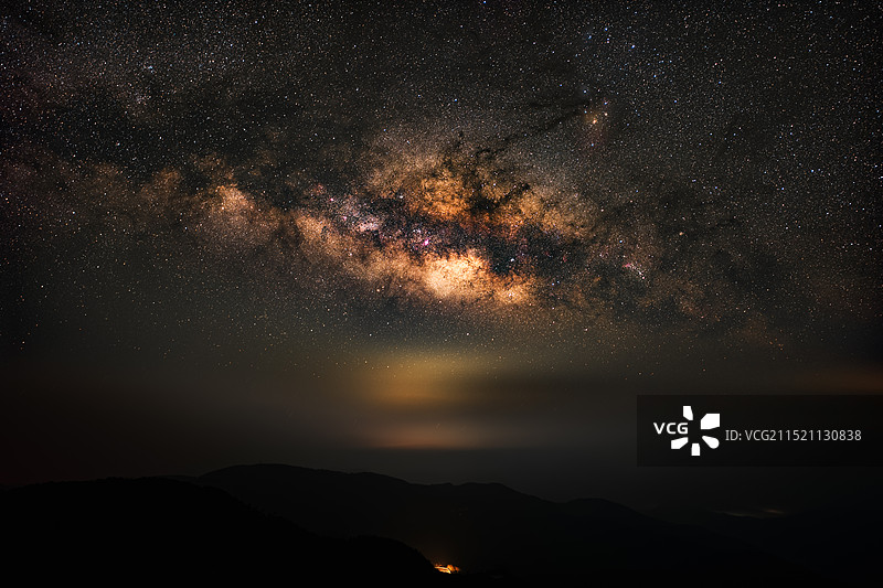 永州阳明山银河图片素材