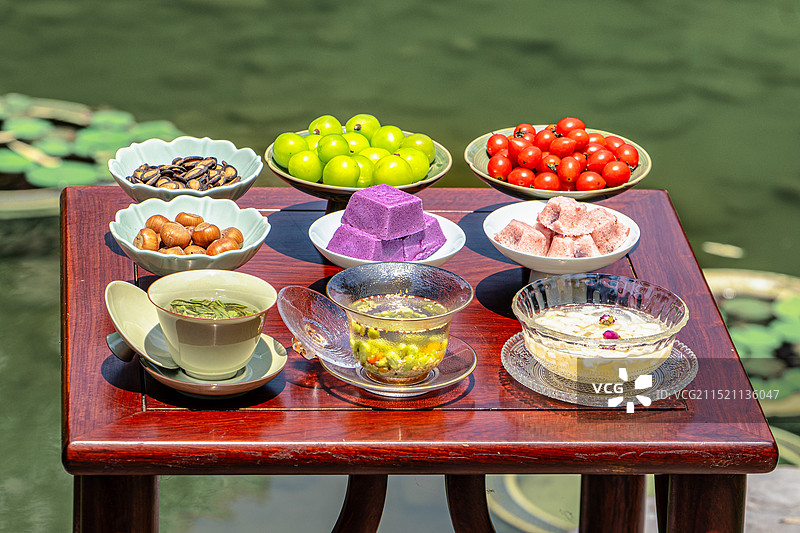 湖州三道茶图片素材