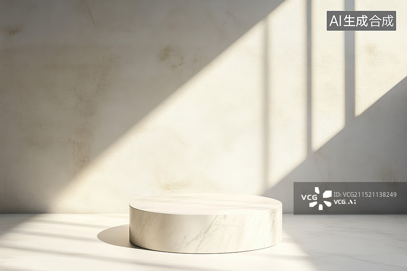 【AI数字艺术】3D产品展示台创意图图片素材