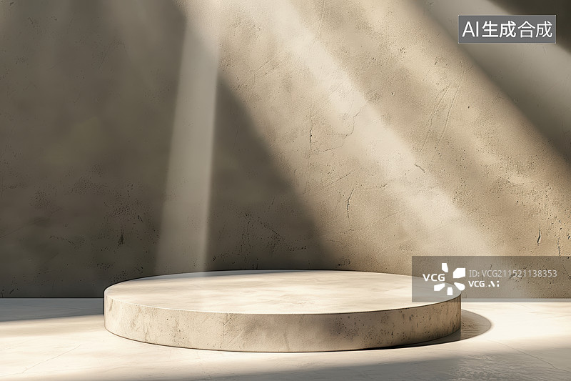 【AI数字艺术】3D产品展示台创意图图片素材
