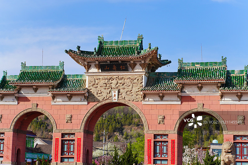 兰州市安宁区仁寿山生态文化旅游景区图片素材