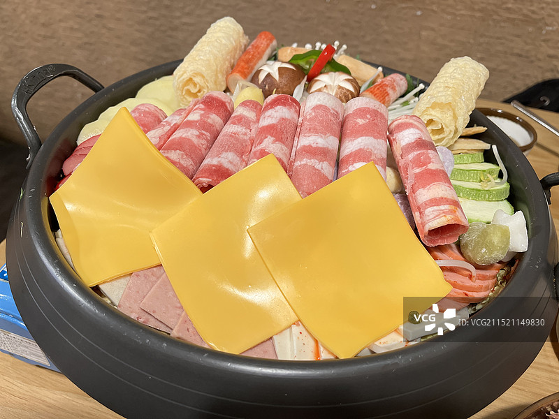 韩式部队火锅图片素材