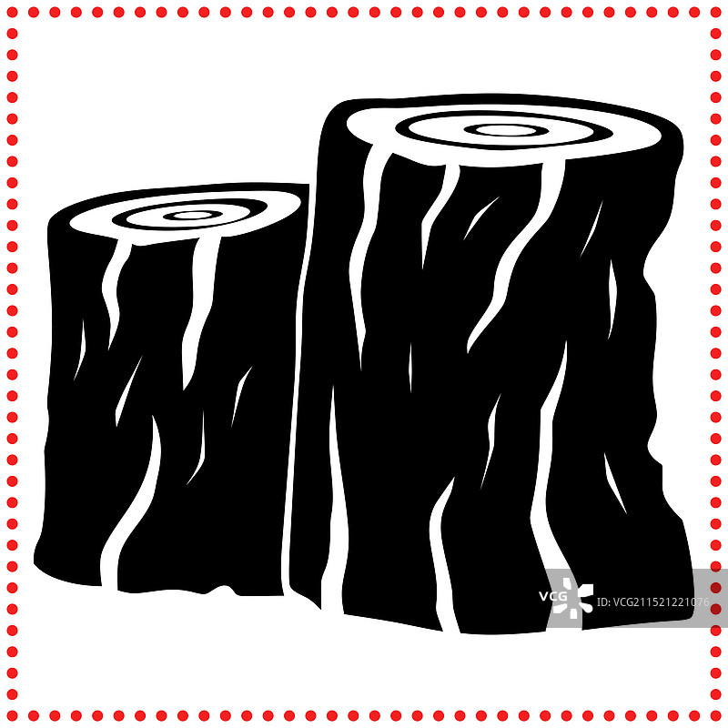 时尚环保的树墩座椅解决方案图片素材