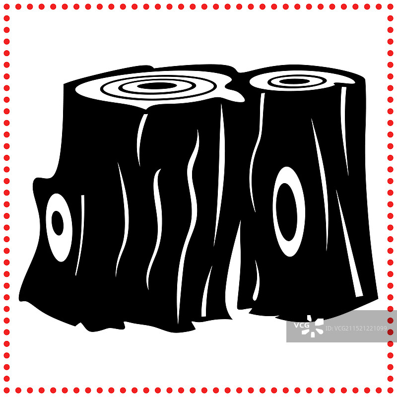 生态友好型树桩再利用创意图片素材