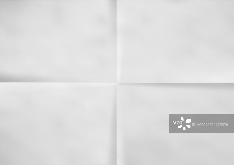 白色A4纸四折俯视图图片素材