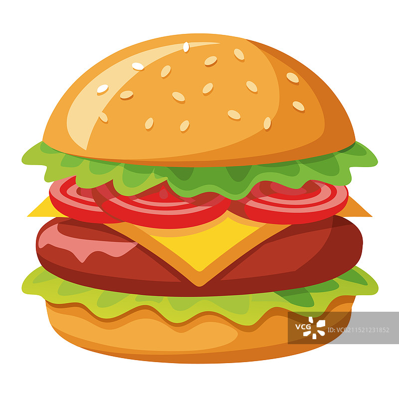 培根生菜烤鸡肉汉堡图片素材