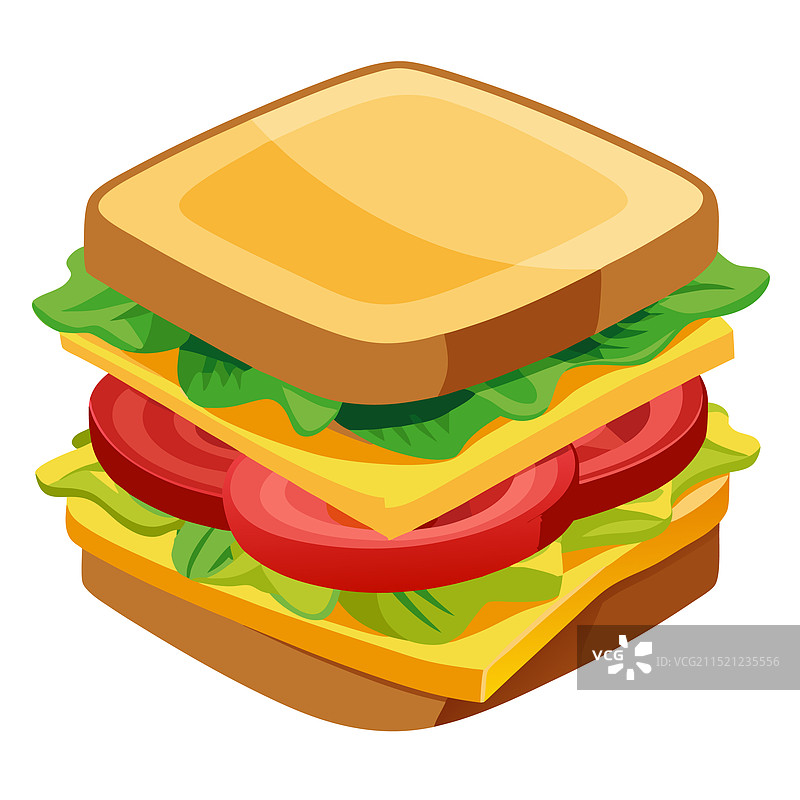 美味的烤三明治图片素材