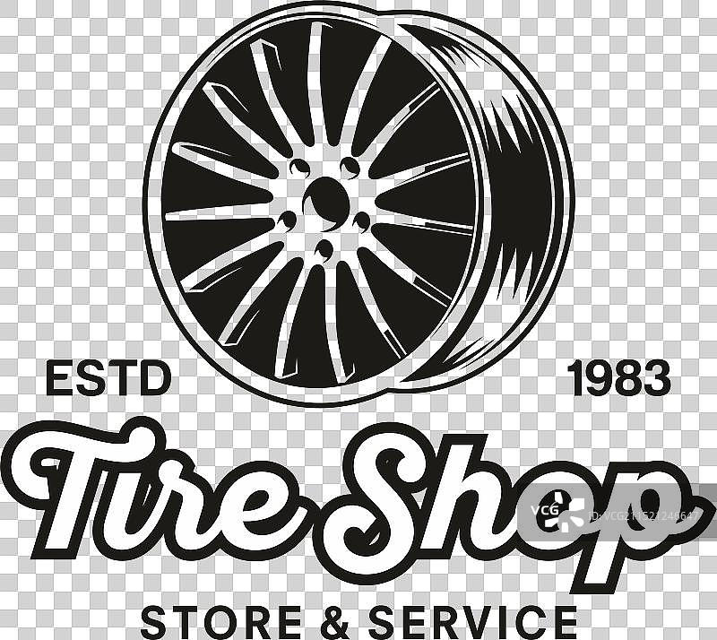 轮胎标志设计汽车车展图片素材