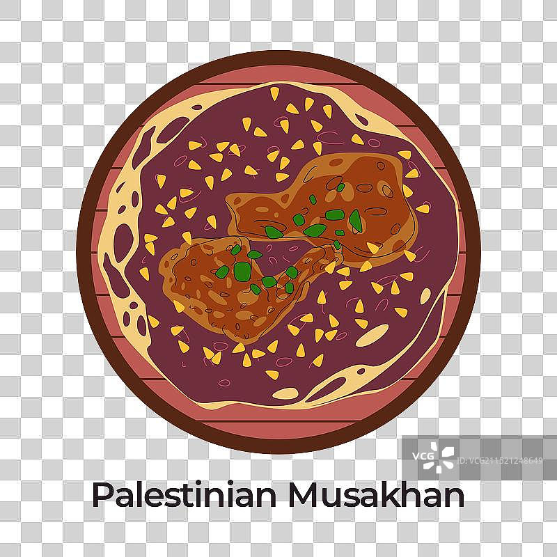 巴勒斯坦特色烤鸡肉图片素材