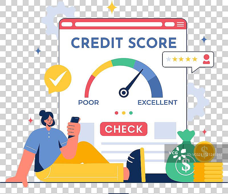 信用评分贷款箭头仪表盘图片素材