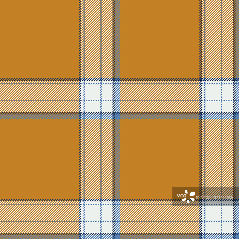 橙色格子布无缝图案图片素材