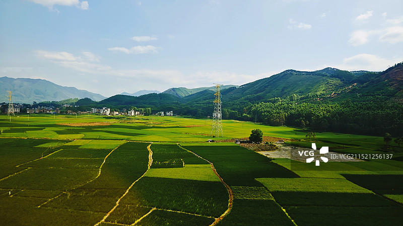 广西田园风光图片素材