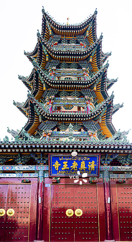 临夏市八坊十三巷著名景点景观图片素材