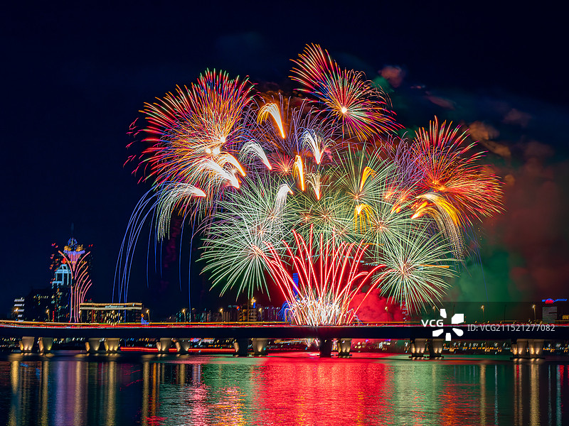 第32届澳门国际烟花汇演（俄罗斯队）图片素材