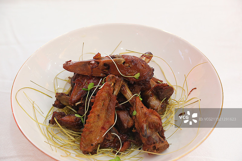 海南菜：香茅酒香嘉积鸭图片素材