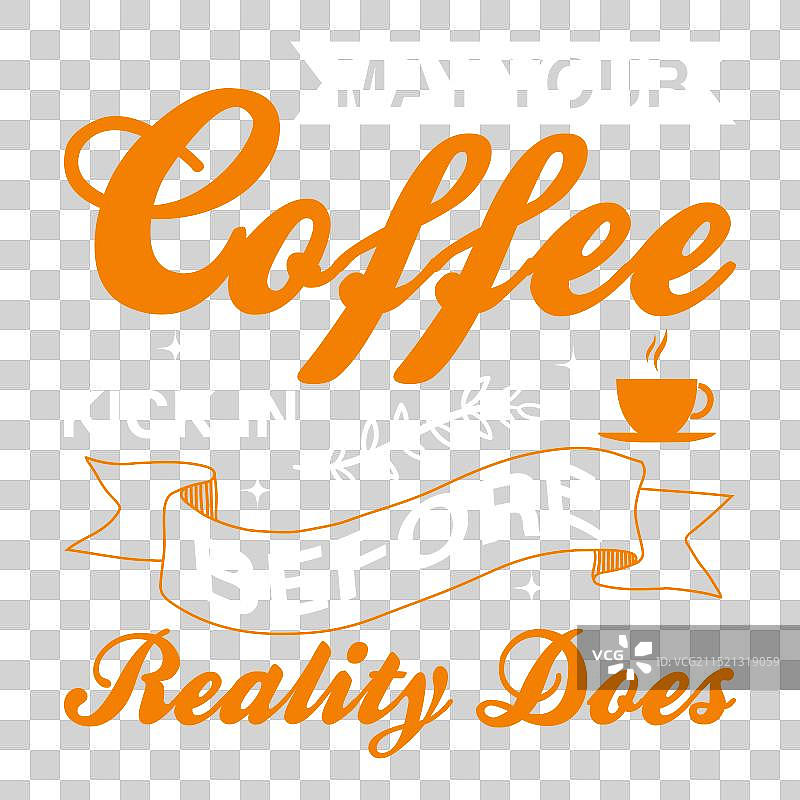 咖啡T恤咖啡排版T恤图片素材