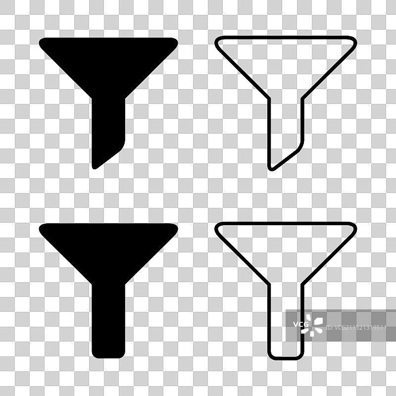 网页形状筛选按钮图标图片素材