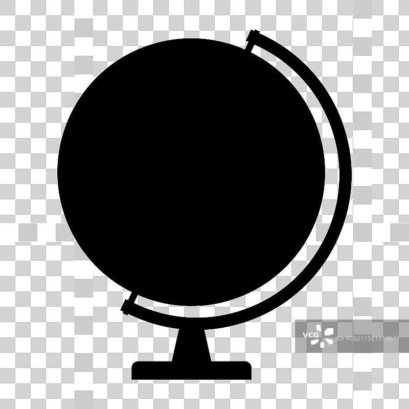 地球地图图标，地球标志网站图片素材