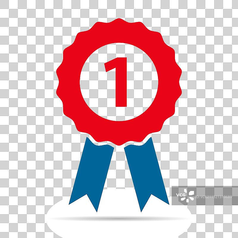 认证印章阴影奖励图标丝带网页图片素材