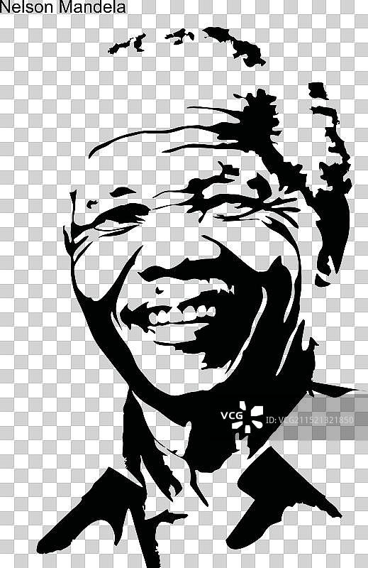 纳尔逊·曼德拉艺术作品图片素材