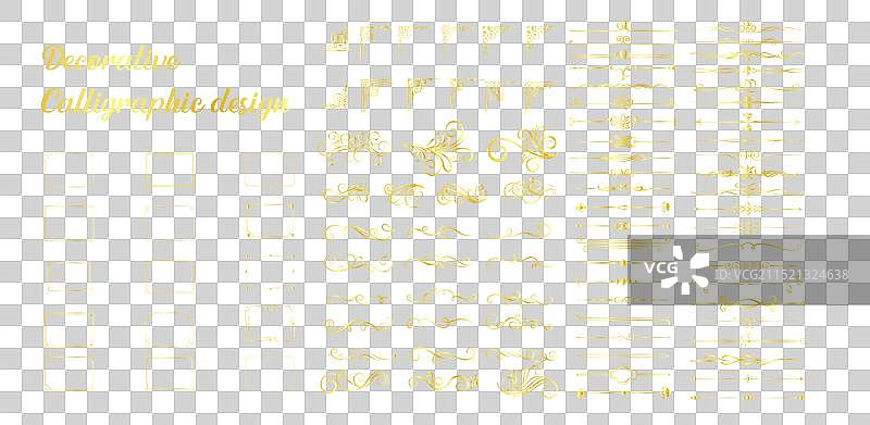 花卉装饰分界线边框素材包图片素材